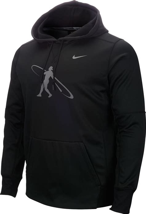 Nike Fleece Swingman Baseball Hoodie In Black For Men Lyst