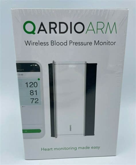 Qardioarm Wireless Blood Pressure Monitor Arctic White Works W Apple