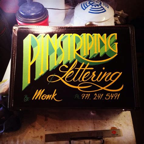 Pinstriping And Lettering Signs