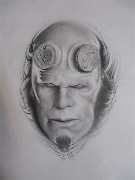 Hellboy Drawing Just Pencil And Plain Ole Paper Rhellboy