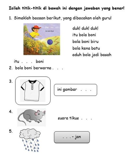 Kisi Kisi Soal Sumatif Semester 1 Kelas 1 Mapel Bahasa Indonesia