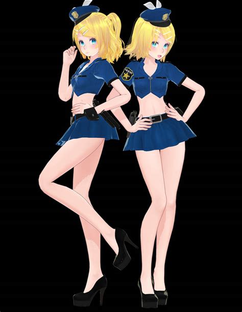 TDA Kagamine Rin Police DL By BrausShows On DeviantArt