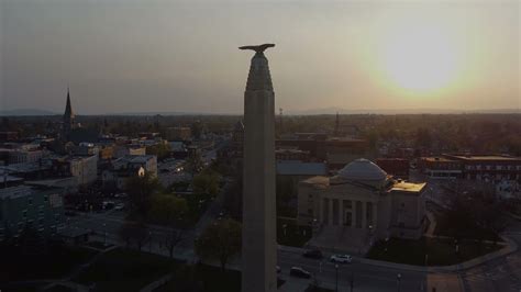 Plattsburgh NY Monument Drone Footage YouTube