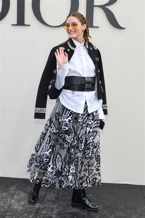 Olivia Palermo Attends The Christian Dior Show During Paris Fashion
