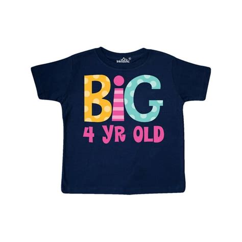 Inktastic 4th Birthday Big 4 Year Old Toddler T Shirt