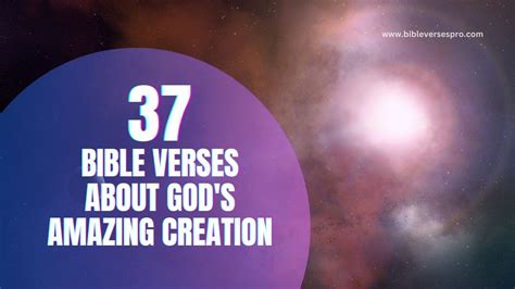 37 Important Bible Verses About Gods Amazing Creation