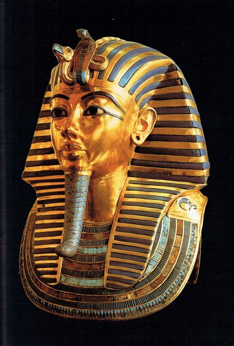 Exquisite Funeral Mask Of Tutankhamon