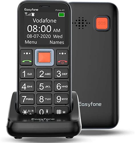 Easyfone Prime A5 Gsm Big Button Mobile Phone Easy To Use Sim Free