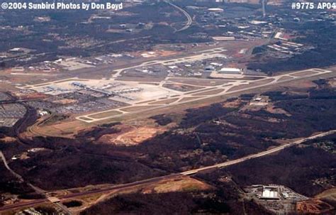 Charlotte Douglas International Airport Aerial Aviation Stock Photo