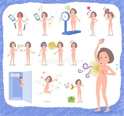 Tipo Plano Nude Womentravel Ilustración del Vector Ilustración de