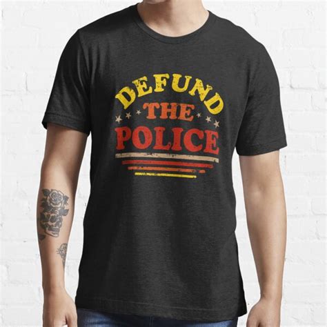 Defund The Police T Shirt For Sale By Labeardod Redbubble Defund