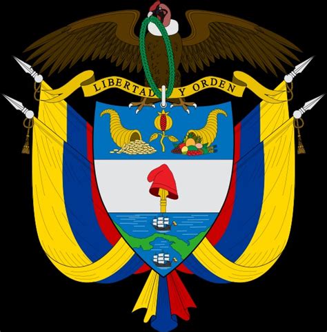 Colombian Coat Of Arms My Homeland Colombia Pinterest