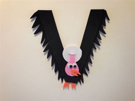 Pin It, Make It: Animal Alphabet: Letter V - Vulture | Letter a crafts