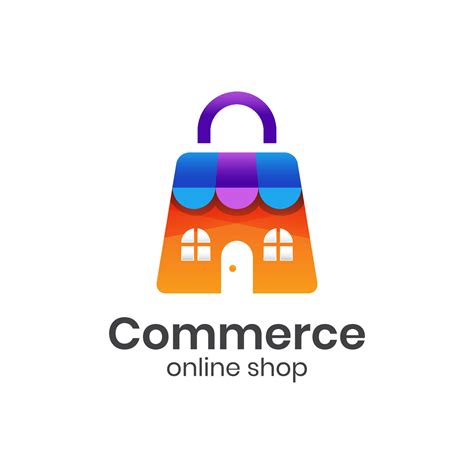 Online Shop Logo Designs Template Shopping Logo Vector Icon