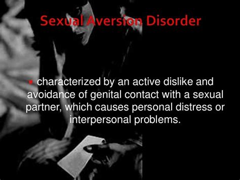 Sexual Disorders Abnormal Psychology