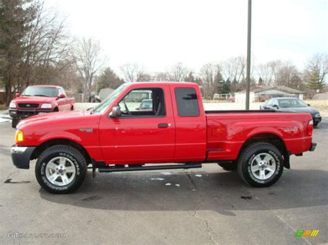2004 Bright Red Ford Ranger Fx4 Supercab 4x4 3686764