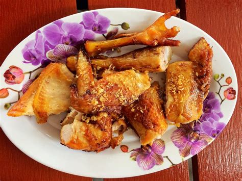 Thai Cooking Thai Grilled Chicken Gai Yang Stock Photo Image Of Asian