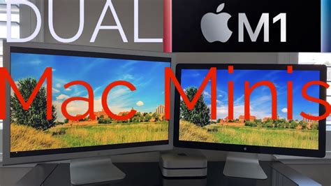 Dual M1 Mac Minis On Dual Apple Displays Youtube