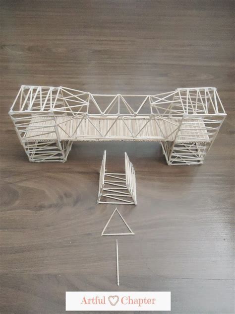 Toothpick Bridge Project ~ Artful Chapter