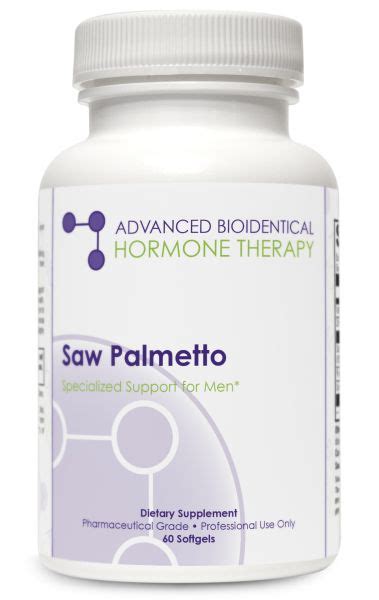 Advanced Bioidentical Hormone Therapy Saw Palmetto Advanced