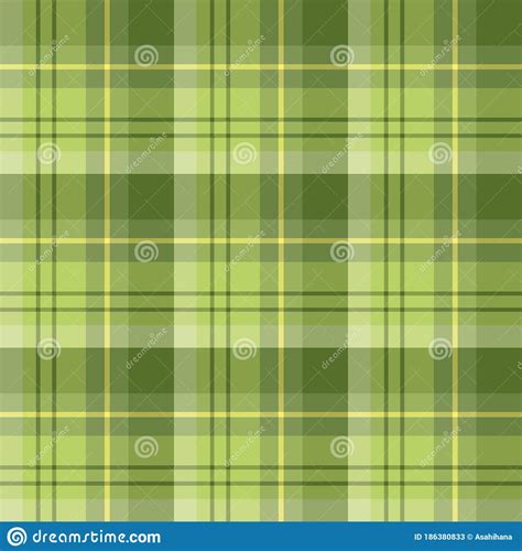 Seamless Pattern In Great Cute Light And Dark Green And Yellow Colors