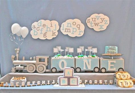 40 Cute Baby Shower Decoration Ideas Train Baby Shower Theme Trains