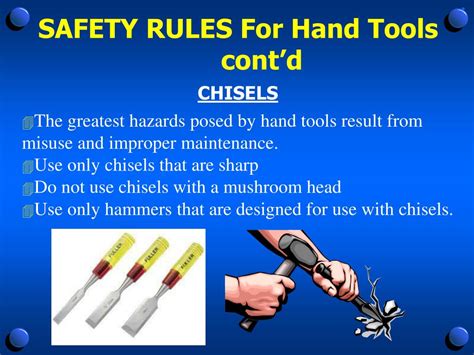 Ppt Hand And Power Tool Safety Powerpoint Presentation Free Download
