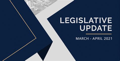 Legislative Updates March April 2021 Bookbinder Business Law