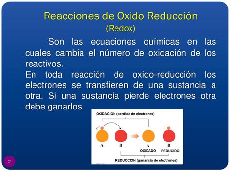 Ppt Reacciones De Oxido Reducción Powerpoint Presentation Free