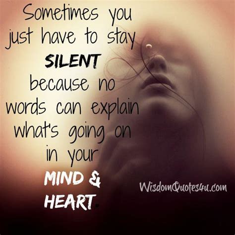 No Words Can Explain Whats Going On In Your Mind Wisdom Quotes