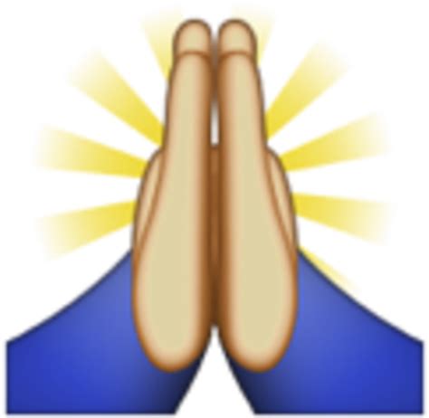 Download Praying Hands Emoji 128 Praying Hands Emoji Png Full Size