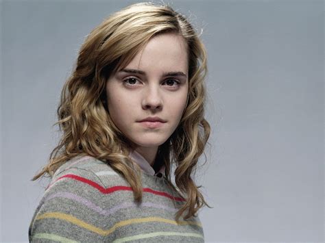 Emma Watson Hermione Granger Actress Women Looking At Viewer Blonde