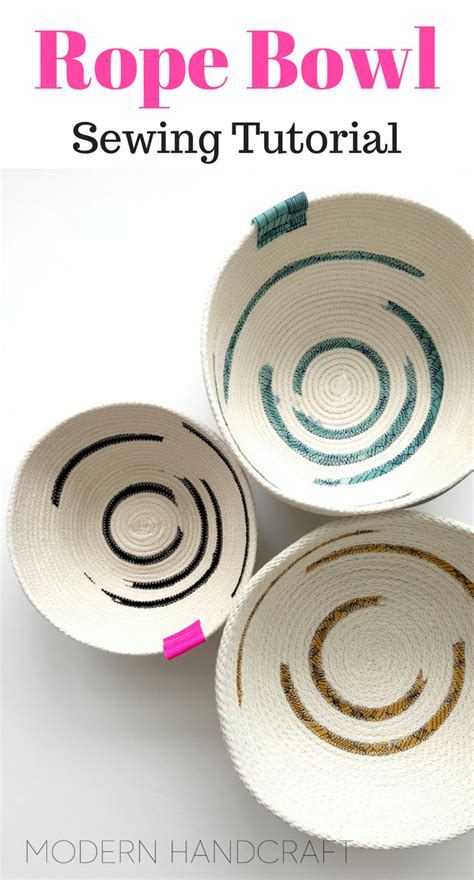 Rope Bowls My Newest Obsession — Modern Handcraft Rope Crafts