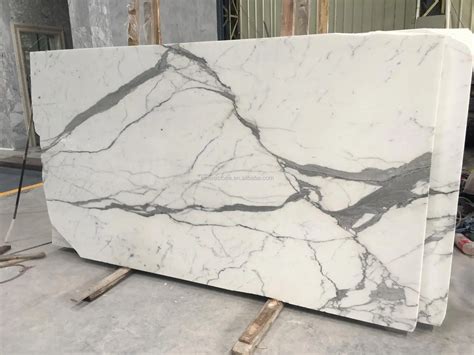 Italian White Calacatta Marble Slabs For Villa Decoration Buy