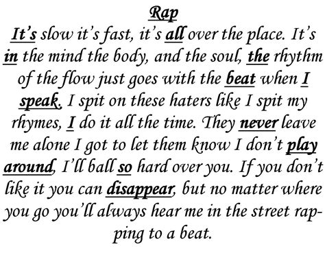 Say That Rap Rapping Quotes For Life Quotesgram