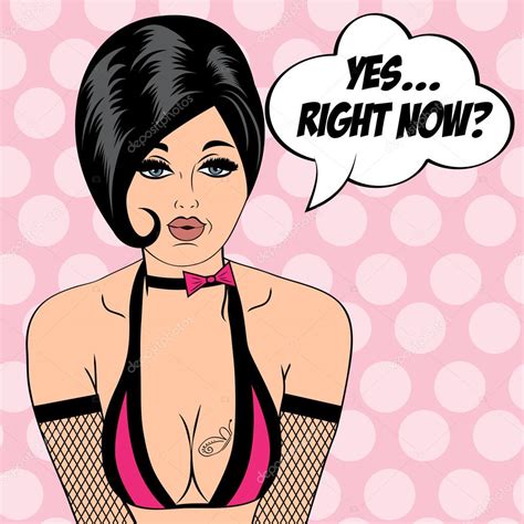 Sexy Horny Woman In Comic Style Xxx Illustration Stock Illustration By Claudiabalasoiu
