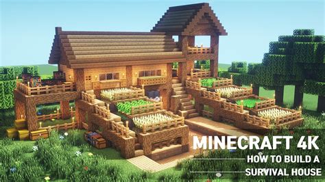 Posted by 1 day ago. Minecraft: Large Oak Survival Base Tutorial | How to Build a Survival house in Minecraft (#108 ...