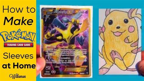 Maybe you would like to learn more about one of these? How to Make Your Own Pokemon Card Sleeves at Home! - YouTube