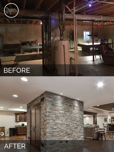 Basement Remodel Before And After Photos Openbasement