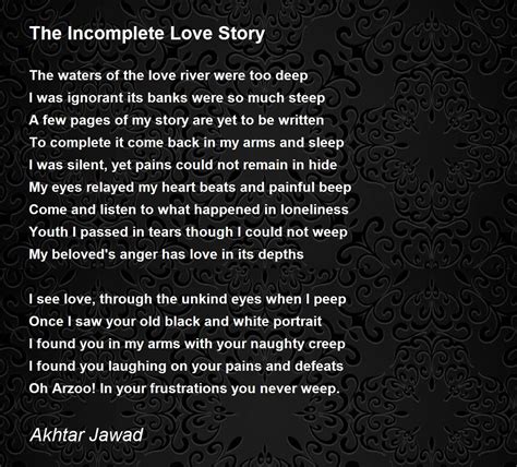 incomplete love story quotes