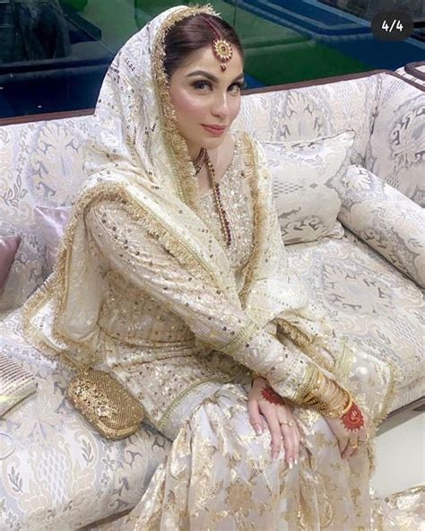 Nikkahnikah Gharara Outfit White N Gold Pakistani Bride Wedding