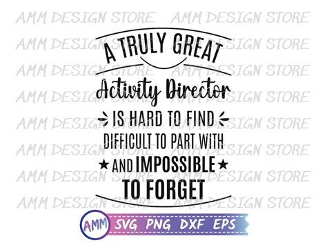 Activity Director Svg A Truly Great Activity Director Svg Svg