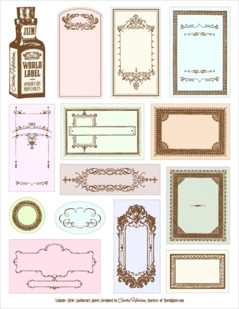 All you need to do is to customize it as per your business need. 78 Free Printable Labels and Beautiful Tags - Tip Junkie