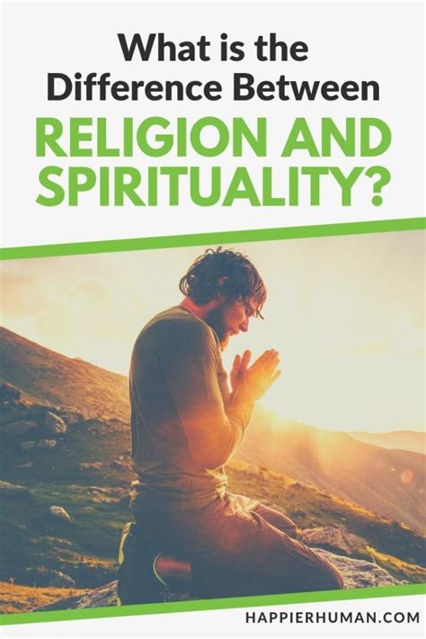 Spiritualité Et Religion 4 Différences à Prendre En Compte Romantikes