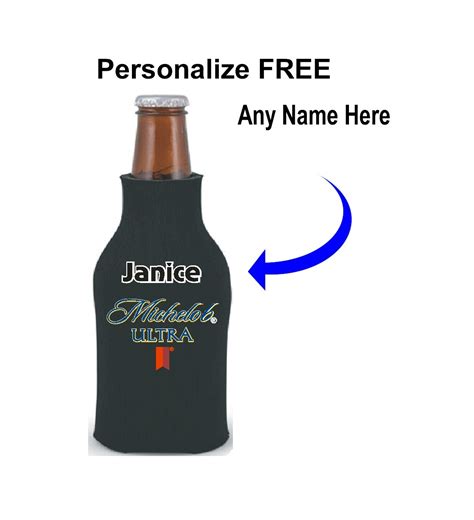 Michelob Ultra Beer Bottle Koozie Personalized Free Mich Ultra
