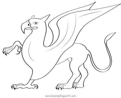 Griffin 4 Coloring Page For Kids Free Griffins Printable Coloring