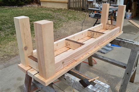 This diy wooden patio bench will cost you around $40 dollars in wood and $6 dollars for the box of wood screws to put it together. KRUSE'S WORKSHOP: Simple Indoor/Outdoor Rustic Bench Plan