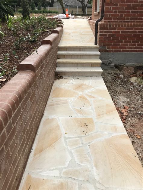 Crazy Paving Sandstone Pavers Made From Australian Local Stone