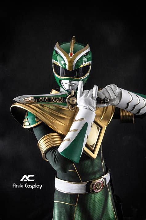 Aniki Green Ranger Bits 2014 Version Mmpr Cosplay Costume Etsy In