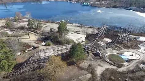 Drone Video Shows What Old Abandoned Geauga Lake Amusement Park Looks
